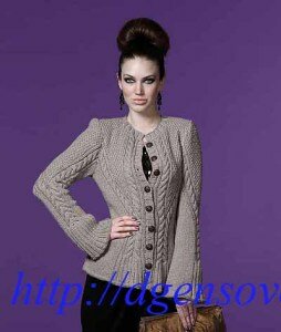 Жакет кофейного цвета