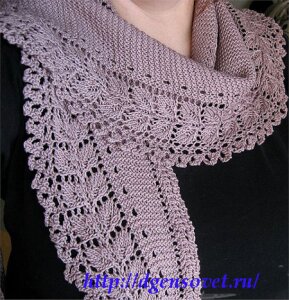 Бактус с ажурной каймой