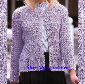Роскошный жакет рельефными узорами.docx
